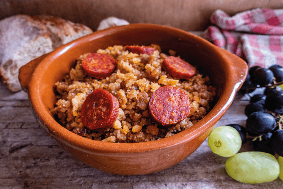 Migas Extremeñas con Toque Ibérico.